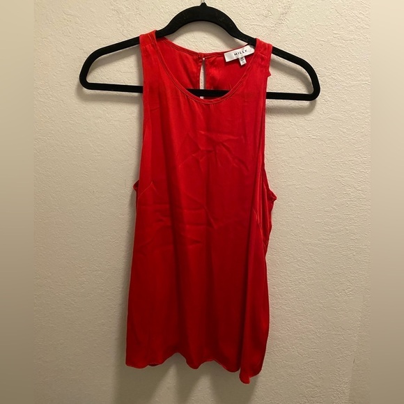 Milly Sleeveless Silk Blend Blouse Size 10 - Picture 1 of 8